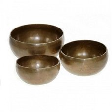 Diverse klankschalen (singing bowls) uit Tibet - Nepal