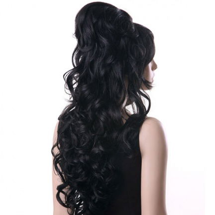 Luxe Amy Winehouse beehive pruik - Afbeelding 4