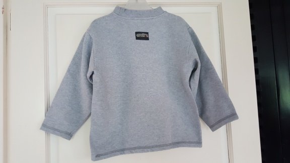 Mini Man MiniMan grijze sweater maat 110/116 - 3