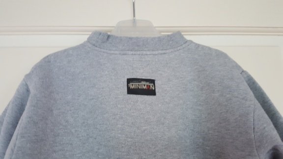 Mini Man MiniMan grijze sweater maat 110/116 - 4