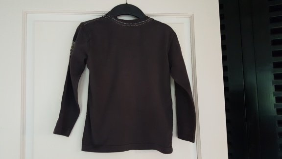 Pointer donker bruine longsleeve maat 110/116 - 3