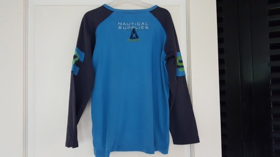 Gaastra aqua blauwe longsleeve maat 140 - 3