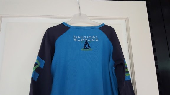 Gaastra aqua blauwe longsleeve maat 140 - 4