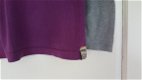 Vingino paarse longsleeve met grijze mouwtjes maat 128 - 5 - Thumbnail