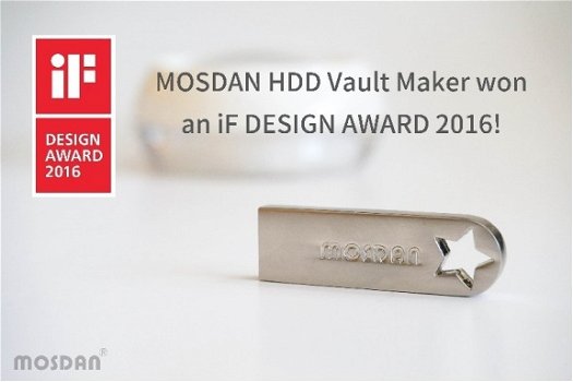 German IF Design Award winnende product MOSDAN HDD Vaults Maker - 1