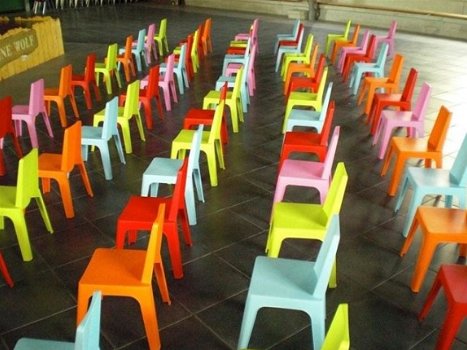 Design kinder stoelen Julieta div. kleuren stapelbaar - 3