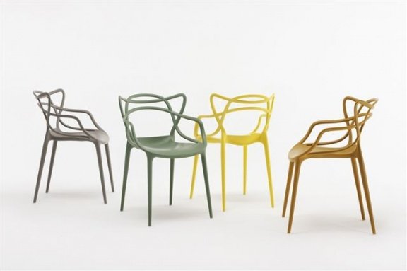 Grammatica Eindig top Design stoel Masters van Kartell design Philippe Starck