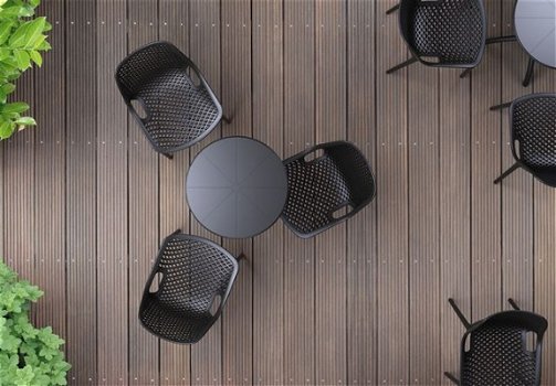Nieuw kunststof stoel Air zonder arm, stoer design - 2