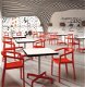 Grote collectie (bistro) tafels kunststof, hout en aluminium - 2 - Thumbnail