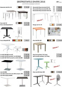 Bstrotafel Spritz, apart design en in vele kleuren - 7