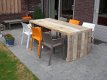Steigerhouten / steigerbalken tafels op maat incl stoelen - 2 - Thumbnail