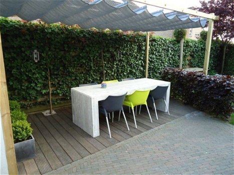 Tafels steigerhout / steigerbalken op maat incl stoelen - 3