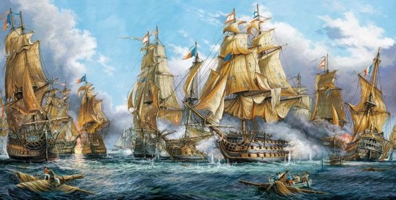 Castorland - Naval Battle - 4000 Stukjes Nieuw - 1