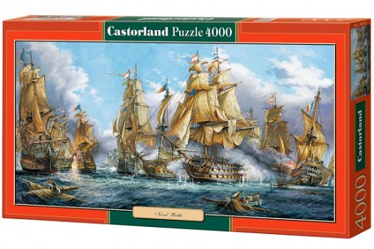 Castorland - Naval Battle - 4000 Stukjes Nieuw - 2