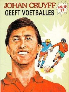 Johan Cruyff geeft voetballes (1984)