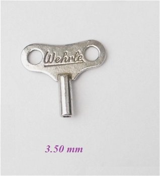 === Klok sleutel = Wehrle = 3.50 mm. = oud === 31509 - 1