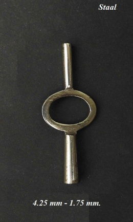= Carriage klok sleutel = ø 4.25 - 1.75 mm. = 31505 - nr. 1