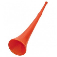 Toeter vuvuzela 65 cm partij 130 stuks