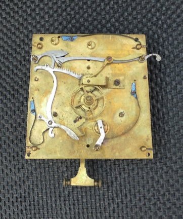 = 2 Gewicht uurwerk = G. Becker = opknapper= 23879 - Afbeelding 2