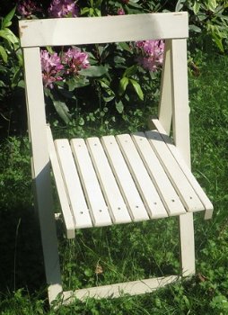houten klapstoel - 1