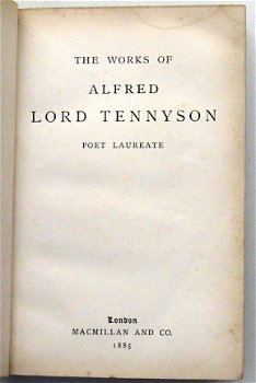 Works of Alfred Lord Tennyson 1885 Princess Louise - Binding - 4