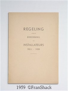 [1959] Regeling voor de erkenning van Installateurs, VEEN