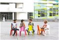 Design kinder stoelen Julieta div. kleuren stapelbaar - 6 - Thumbnail