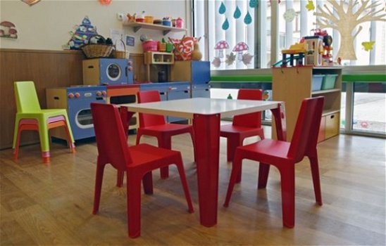 Design kinder stoelen Julieta div. kleuren stapelbaar - 7