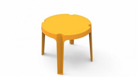 Design kunststof kindertafel Rita, diverse kleuren - 1