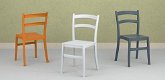 Kunststof stoel Tif, div. kleuren, keuken stoel - 3 - Thumbnail