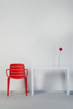 NEW kunststof design stoel Gin arm, div kleuren - 2
