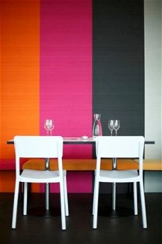 Kunststof design stoel Lis in diverse kleuren. - 2