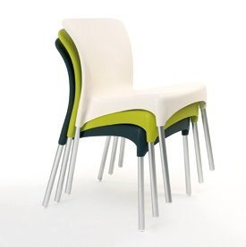 Kunststof design stoel Hey met een heel fijn zitcomfort - 4