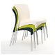 Kunststof design stoel Hey met een heel fijn zitcomfort - 4 - Thumbnail
