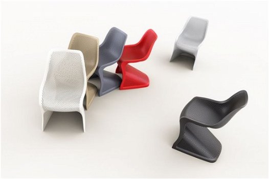 Nieuwe trend kunststof stoel Bloom, in diverse kleuren. - 8