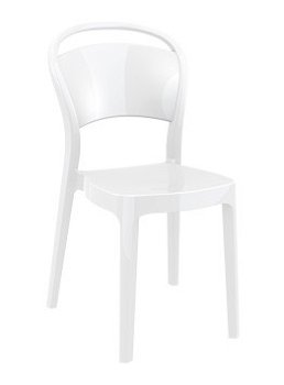 Kunststof ranke design stoel Bee / Bo glans en transp - 6