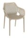 Nieuw kunststof stoel Air zonder arm, stoer design - 8 - Thumbnail