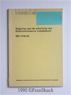 [1990] Regeling erkenning Electrotechnische Installateurs, VEEN