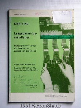 [1991] NEN 3140 Laagspanningsinstallaties, veilig werken, NNI/NEC - 1