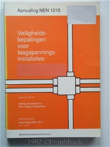 [1992] Aanv.NEN 1010 -Bepalingen voor laagspanningsinstallaties, NNI