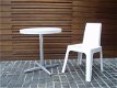 Diverse (bistro) tafels van kunststof, hout, aluminium. - 4 - Thumbnail