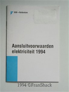 [1994] Aansluitvoorwaarden elektriciteit, 1994, NV GEB-Rotterdam