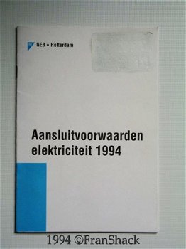 [1994] Aansluitvoorwaarden elektriciteit, 1994, NV GEB-Rotterdam #2 - 1