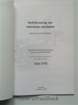 [1998] NEN 3140 Bedrijfsvoering van elektrische installaties, NNI/NEC - 2