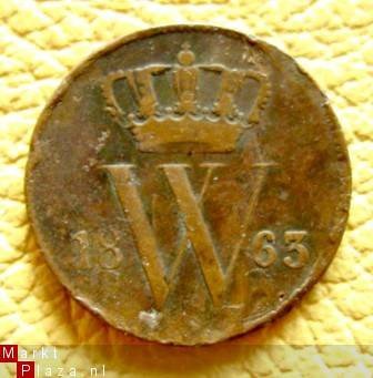 Mooie cent 1863 - 1