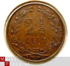 Zeldzame 2 ½ cent 1883 TOPKWALITEIT! - 1