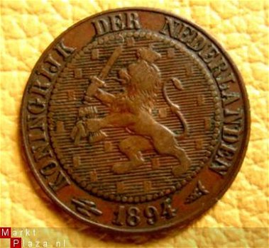 Schitterende zeldzame 2 ½ cent 1894 - 1