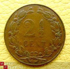 Schitterende schaarse 2 ½ cent 1898 - 1