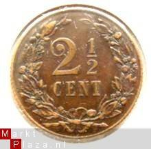 Schitterende 2 ½ cent 1905 - 1
