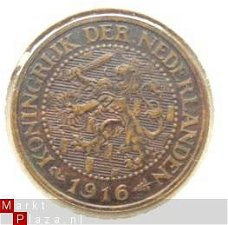 Schitterende 2 ½ cent 1916